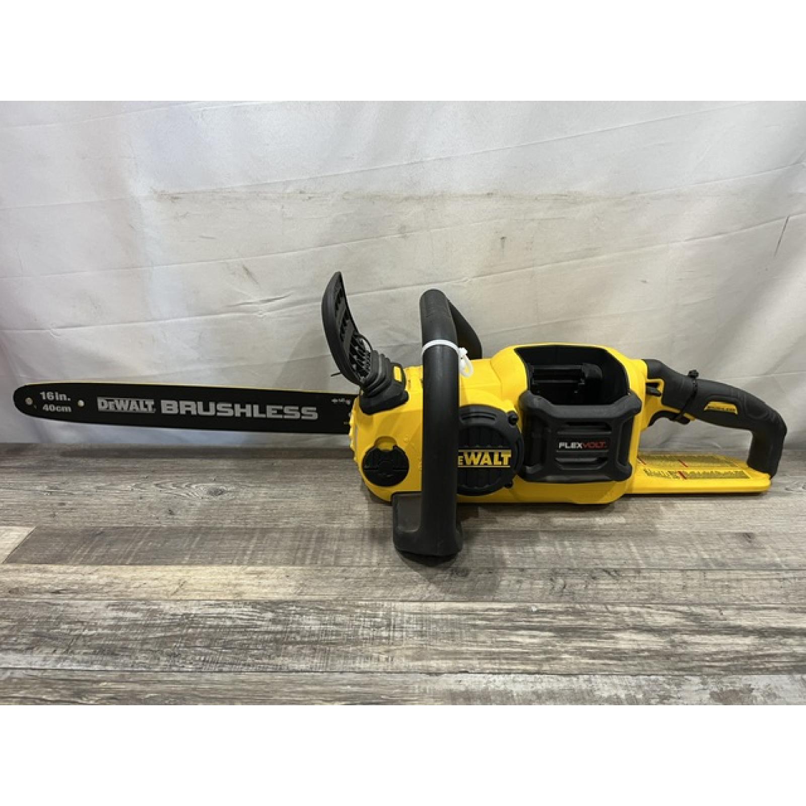 AS-IS DEWALT FLEXVOLT 60V MAX 16in. Brushless Cordless Chainsaw (Tool Only)