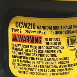 AS-IS DEWALT 20V MAX XR Cordless Brushless 5 in. Random Orbital Sander Kit