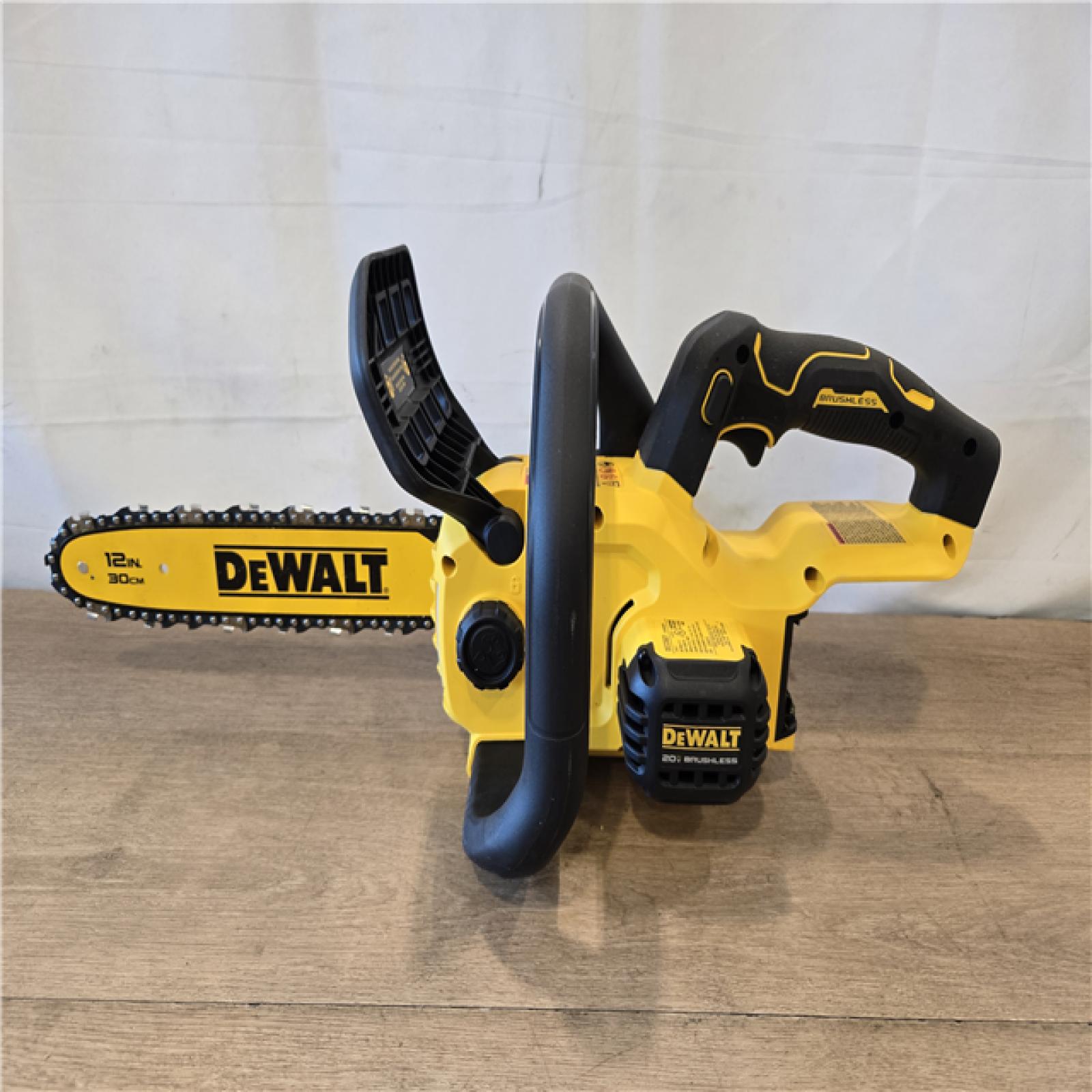 AS-IS DEWALT 20V MAX 12 in. Cordless Chainsaw (Tool Only)