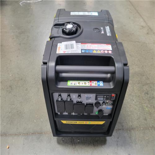 CALIFORNIA NEW CHAMPION 6 500-WATT DUAL FUEL POETABLE GENERATOR  W/ COSHEILD
