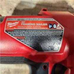 HOUSTON LOCATION - AS - IS Milwaukee FUEL 3-1/2 in. 18-Volt 30-Degree Lithium-Ion Brushless Cordless Framing Nailer (Tool-Only)