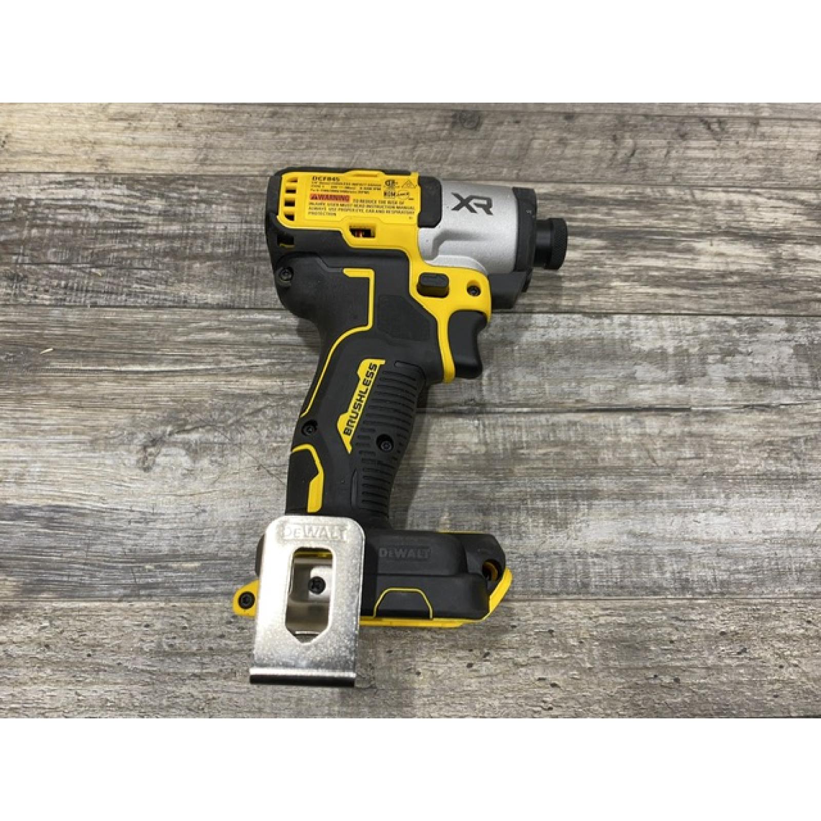 AS-IS DEWALT 20-Volt Maximum XR Lithium-Ion Cordless Brushless 1/4 in. 3-Speed Impact Driver Kit