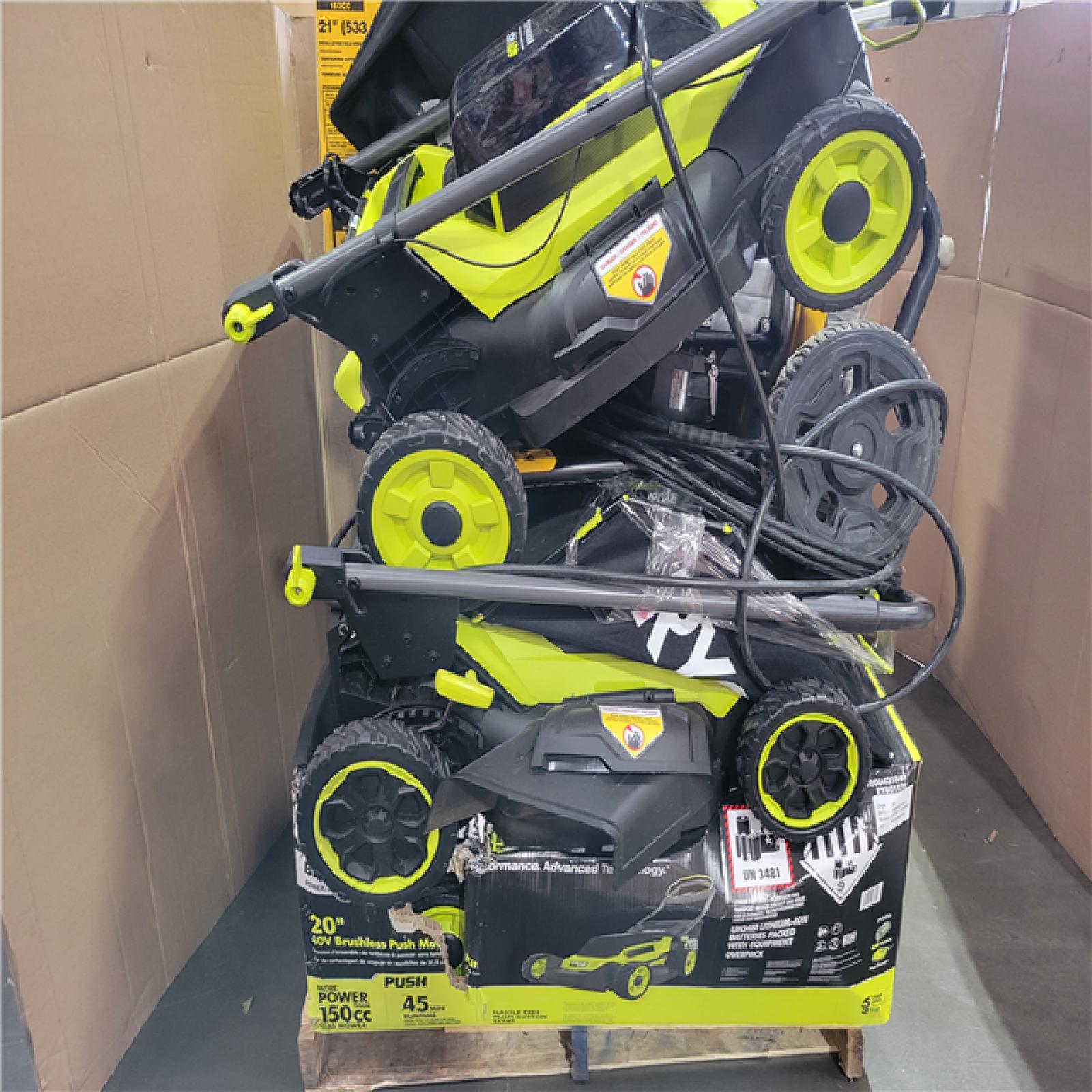 CALIFORNIA AS-IS OUTDOOR POWER EQUIPMENT