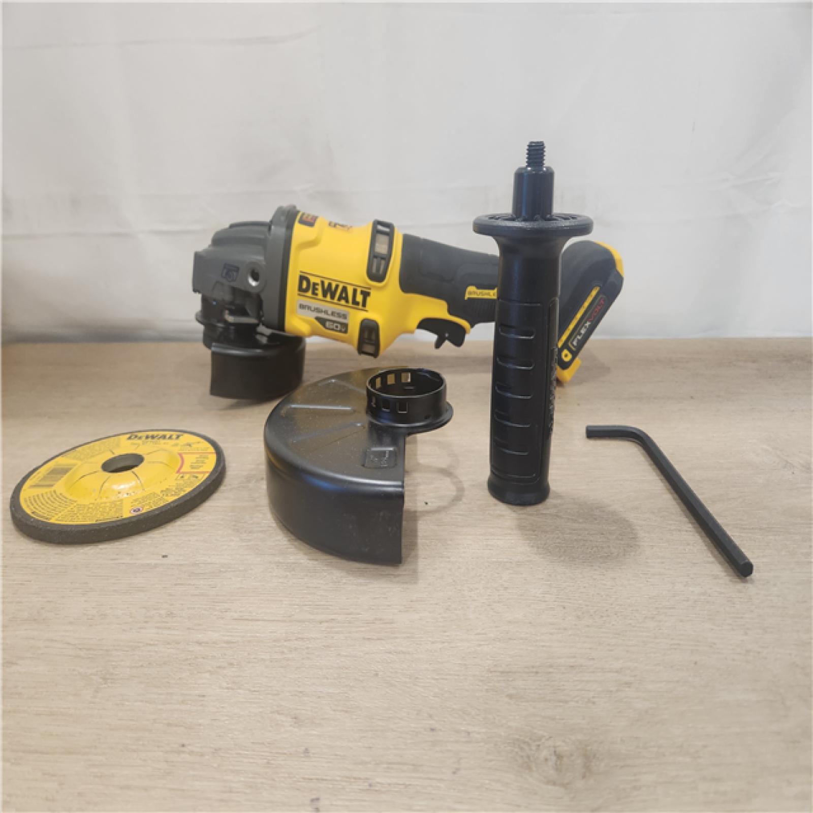 AS-IS- DeWalt FLEXVOLT 60V MAX Cordless Grinder  4.5 - 6   9000 RPM  1 EA (115-DCG418B) (ONLY TOOL)