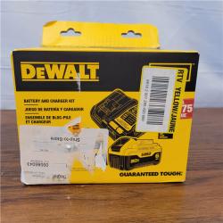 NEW DEWALT 20V MAX Lithium-Ion 6.0Ah and 4.0Ah Battery and Charger Starter Kit