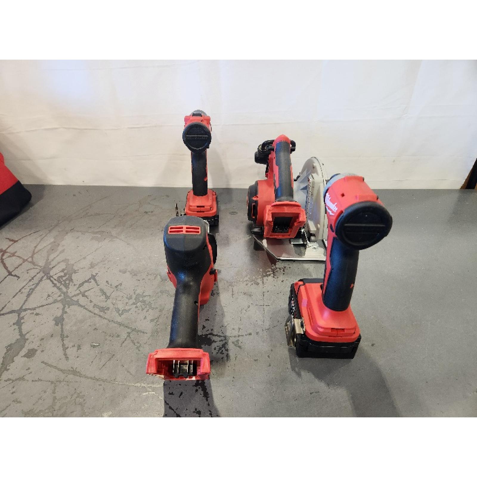 AS-IS- Milwaukee M18 4-Tool Combo Kit