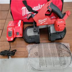 California AS-IS Milwaukee Compact Band Saw Kit  includes (1) Charger (No Battery)
