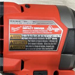 AS-IS Milwaukee FUEL 18V Lithium-Ion Brushless Cordless Hammer Drill and Impact Driver Combo Kit