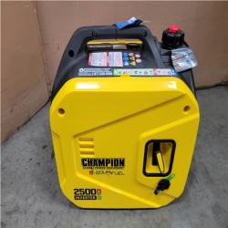 CALIFORNIA AS-IS CHAMPION 2500/1850-Watt Recoil Start Gasoline/Propane Powered Dual Fuel Inverter Generator with Quiet Technology and CO Shield