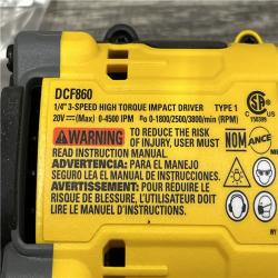 AS-IS DEWALT 20V MAX XR Cordless Impact Driver (Tool Only)