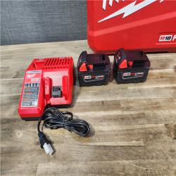 HOUSTON LOCATION - AS-IS (APPEARS LIKE NEW) MILWAUKEE FUEL 18V Lithium-Ion Brushless Cordless Hammer Drill and Impact Driver Combo Kit (2-Tool) with 2 Batteries