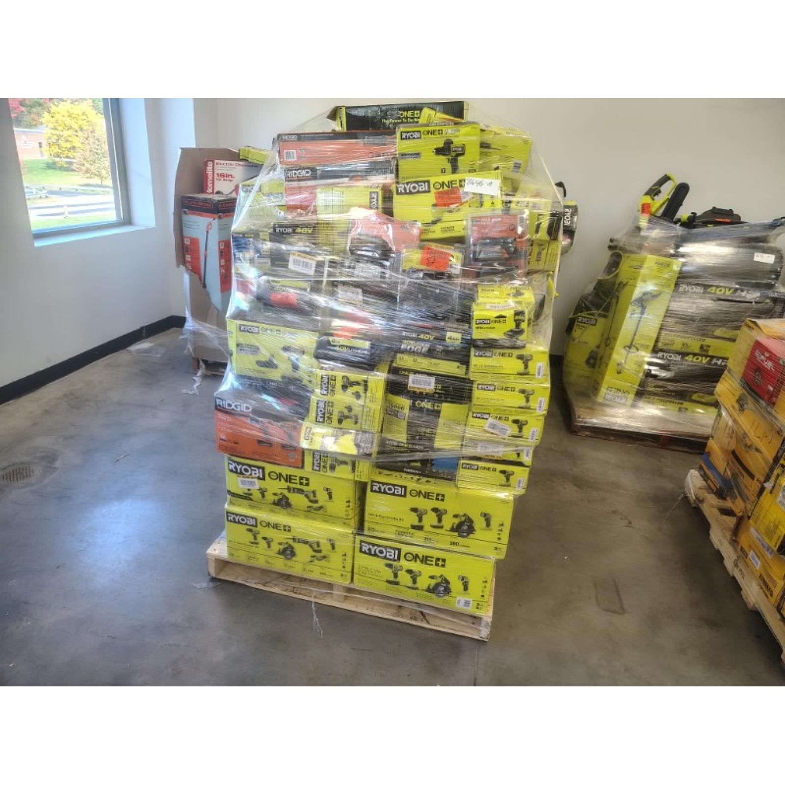 Pittston Location As-Is Power Tools Partial Truckload (12 Pallets) 8646-A