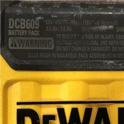 AS-IS DEWALT 20V/60V MAX FLEXVOLT Lithium-Ion 9.0Ah Battery and Charger Starter Kit