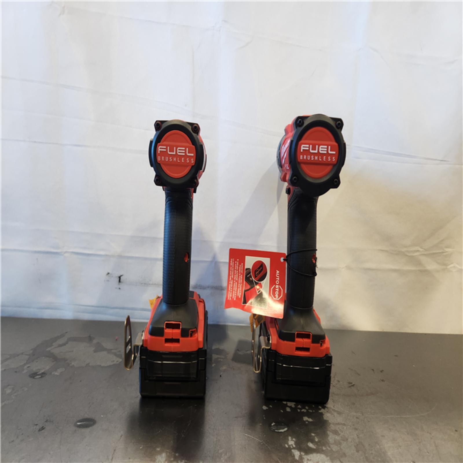 AS-IS- Milwaukee FUEL 18V Lithium-Ion Brushless Cordless Hammer Drill and Impact Driver Combo Kit