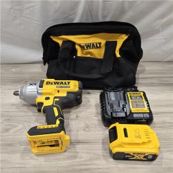 AS-IS Dewalt 20V MAX Lithium-Ion Cordless 1/2 in. Impact Wrench Kit
