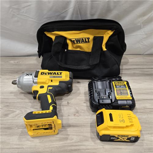 AS-IS Dewalt 20V MAX Lithium-Ion Cordless 1/2 in. Impact Wrench Kit