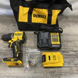 AS-IS DEWALT Atomic 20V Lithium-Ion Cordless Compact 1/2 in. Drill/Driver Kit