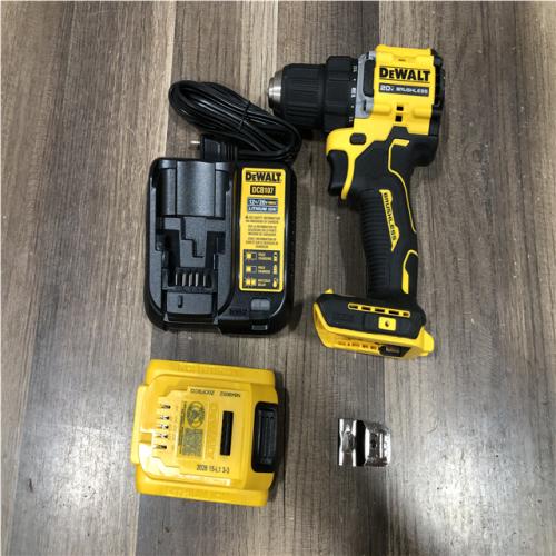 AS-IS DEWALT Atomic 20V Lithium-Ion Cordless Compact 1/2 in. Drill/Driver Kit