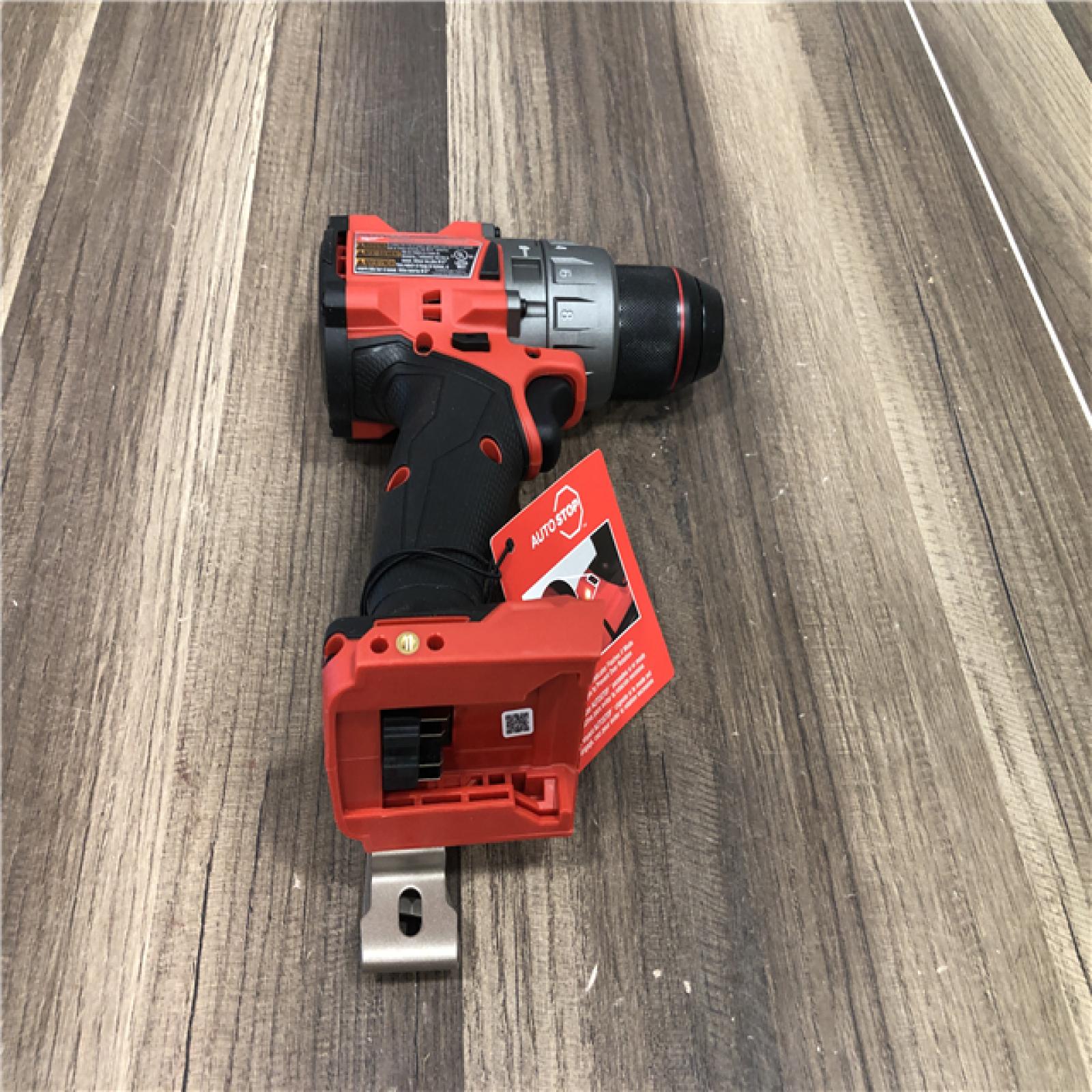 AS-IS Milwaukee  FUEL 18V Lithium-Ion Brushless Cordless 1/2 in. Hammer Drill/Driver (Tool-Only)