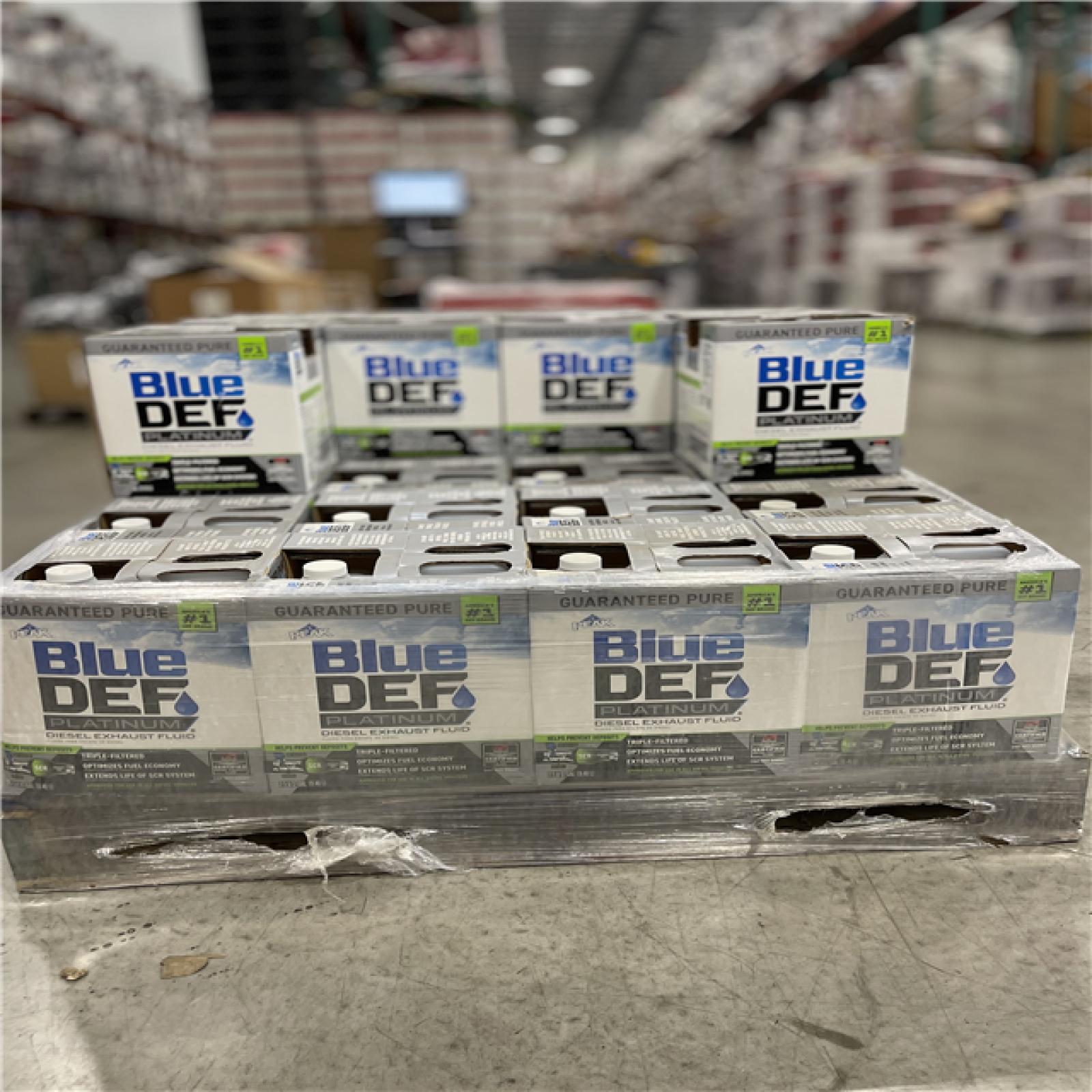 DALLAS LOCATION- NEW!- BLUE DEF PLATINUM PALLET (30 UNITS)