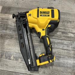 AS-IS DEWALT 20V MAX XR 16-Gauge Electric Cordless Angled Finishing Nailer Kit
