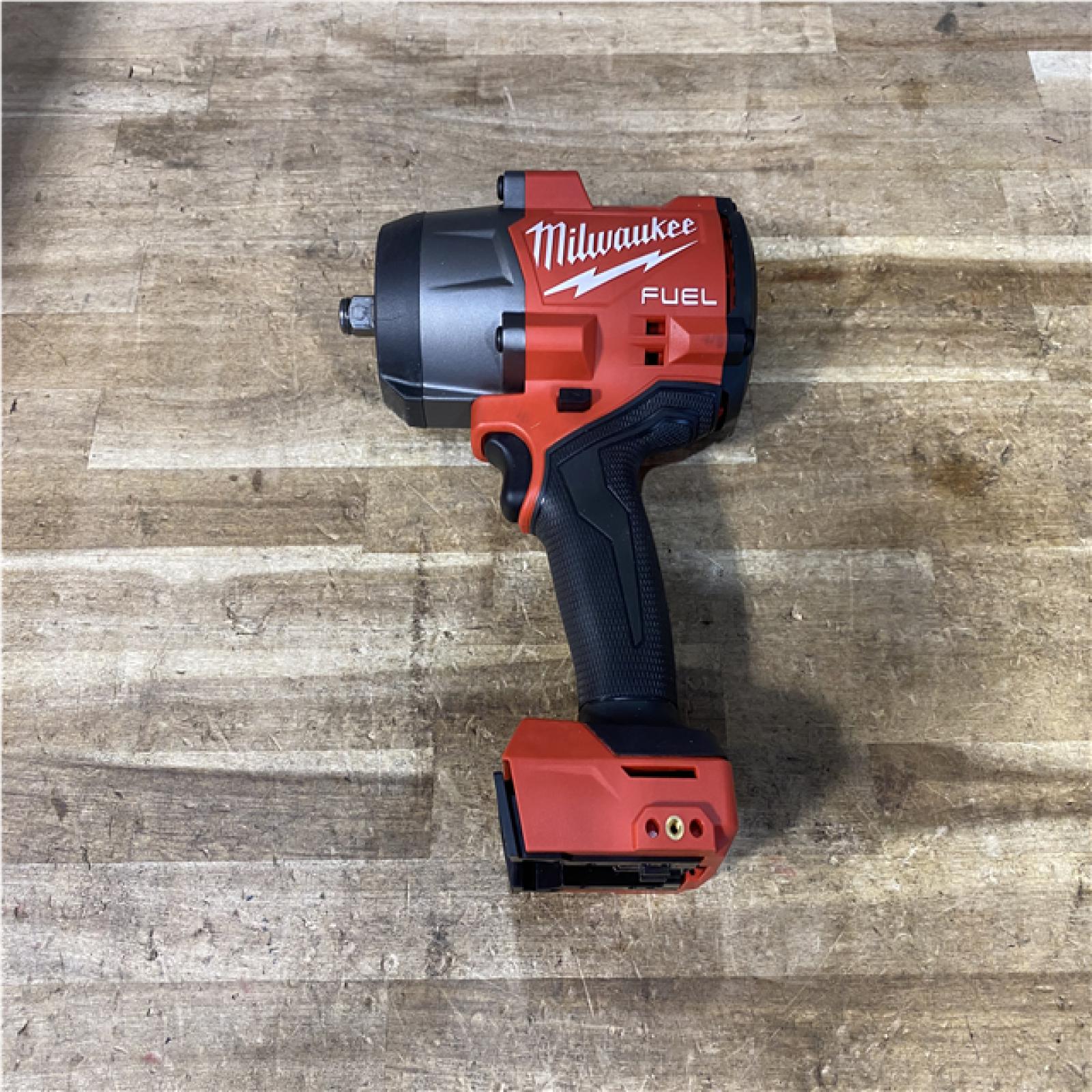 Houston Location AS-IS Milwaukee FUEL 18V Lithium-Ion Brushless Cordless 1/2 in. Impact Wrench with Friction Ring (Tool-Only)