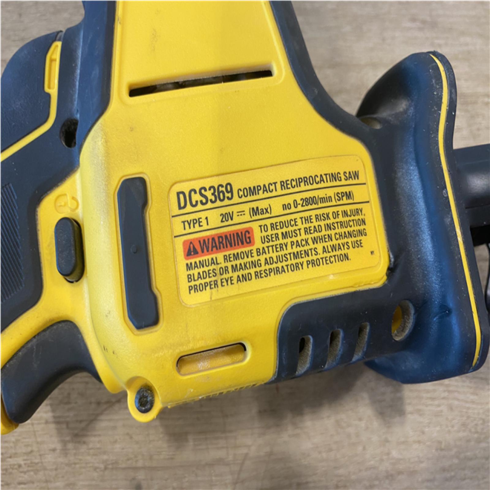 as-is DEWALT ATOMIC 20V MAX Cordless Brushless Compact Reciprocating Saw (Tool Only)