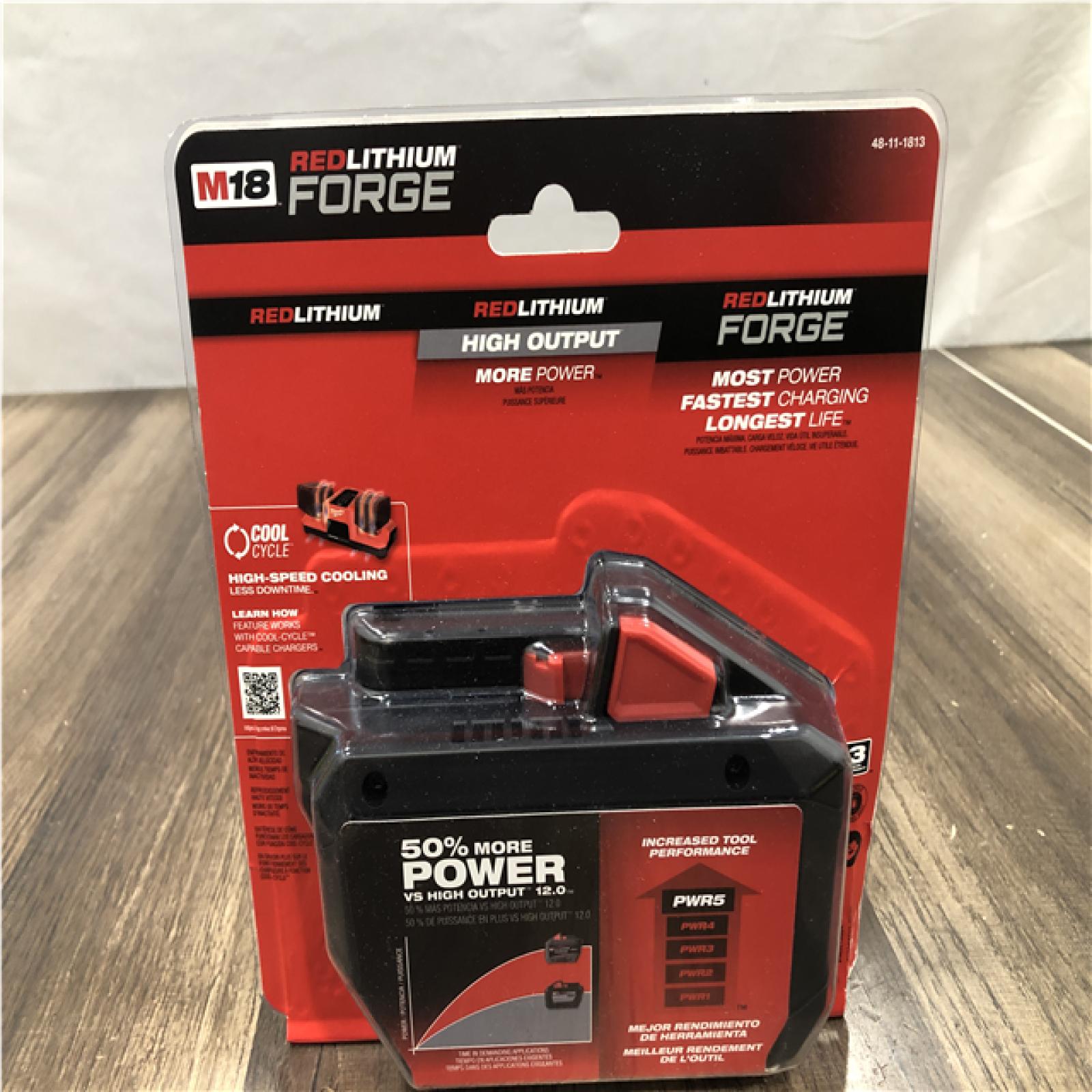 AS-IS Milwaukee 18V Lithium-Ion REDLITHIUM FORGE HD 12.0 Ah Battery Pack
