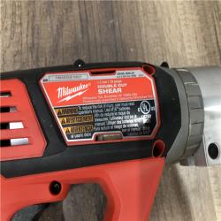AS-IS Milwaukee 18-Volt Lithium-Ion Cordless 18-Gauge Double Cut Metal Shear (Tool-Only)