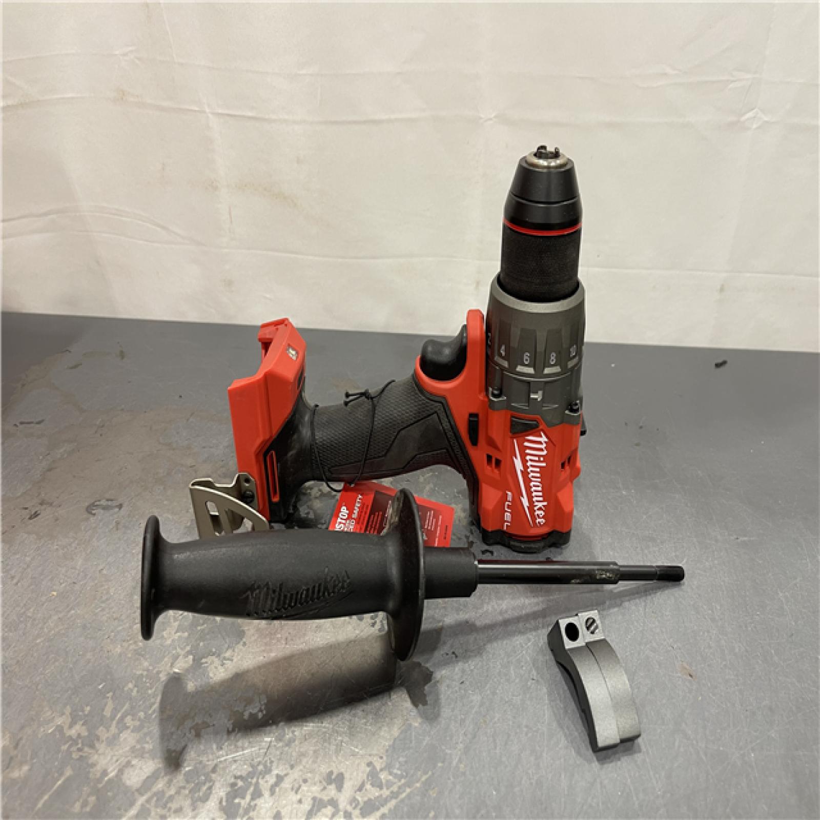 AS-IS - Milwaukee M18 FUEL 18V Lithium-Ion Brushless Cordless 1/2 in. Hammer Drill/Driver