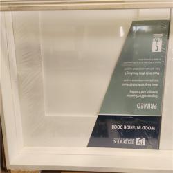 Phoenix NEW MMI DOOR Shaker Flat Panel 48 in. x 80 in. Both Active Solid Core Primed Composite Double Prehung French Door w/ 4-9/16 in. Jamb (SEALED)