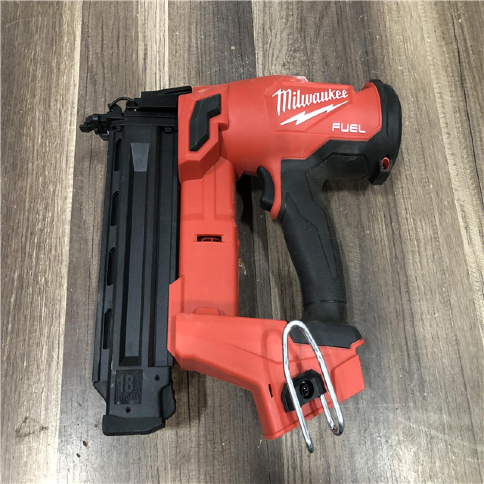 AS-IS Milwaukee FUEL 18-Volt Lithium-Ion Brushless Cordless Gen II 18-Gauge Brad Nailer (Tool-Only)