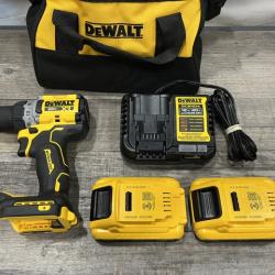 AS-IS DEWALT 20V XR Lithium-Ion Cordless Brushless 1/2 in. Drill/Driver Kit