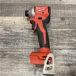AS-IS Milwaukee 18V Lithium-Ion Brushless Cordless 1/4 in. Impact Driver Kit