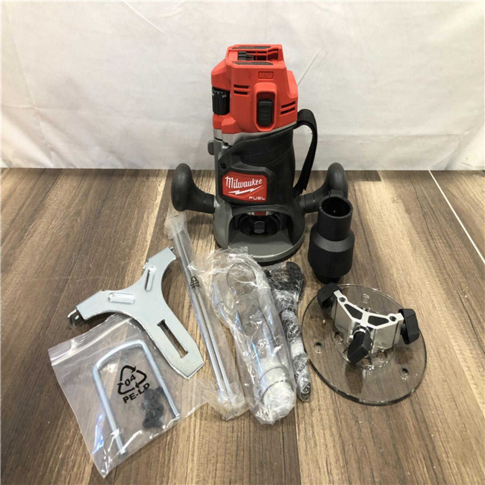 AS-IS Milwaukee  FUEL 18V Lithium-Ion Cordless Brushless 1/2 in. Router (Tool-Only)