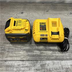 AS-IS DEWALT 20V/60V MAX FLEXVOLT Lithium-Ion 9.0Ah Battery and Charger Starter Kit