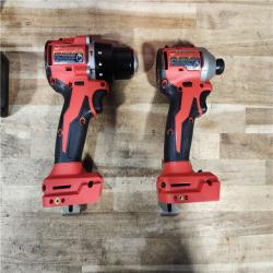 HOUSTON LOCATION - AS-IS Milwaukee 18-Volt Lithium-Ion Brushless Cordless Compact Hammer Drill/Impact Combo Kit