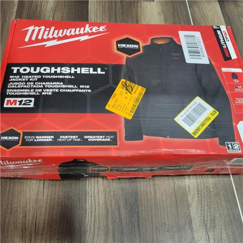 AS-IS MILWAUKEE  Heated Jacket,Men's,Polyester,Black,M