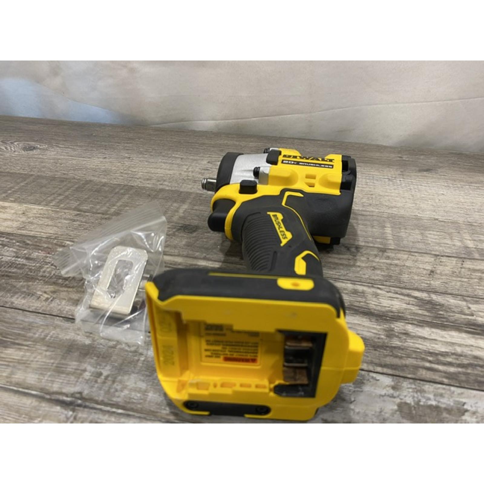 AS-IS DEWALT ATOMIC 20V MAX Cordless Brushless 3/8 in.Variable Speed Impact Wrench (Tool Only)