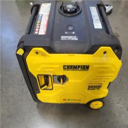 CALIFORNIA AS-IS CHAMPION 6500-Watt Recoil Start Gasoline and Propane Powered Dual Fuel Inverter Portable Generator