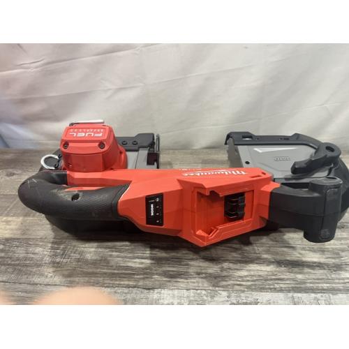 AS-IS Milwaukee FUEL 18V Lithium-Ion Brushless Cordless Deep Cut Band Saw (Tool-Only)