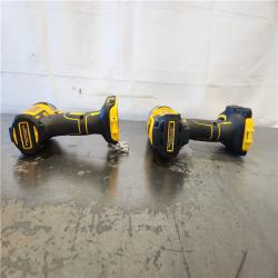 AS-IS- DEWALT 20V MAX Cordless Brushless Hammer Drill/Driver 2 Tool Combo Kit