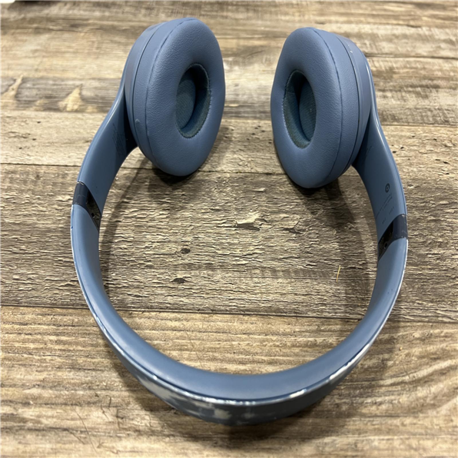 AS-IS Beats - Solo 4 Wireless On-Ear Headphones - Slate Blue