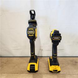 AS-IS- DeWalt ATOMIC 20V MAX Lithium-Ion Cordless 2-Tool Combo Kit with 2-Batteries  Charger and Bag
