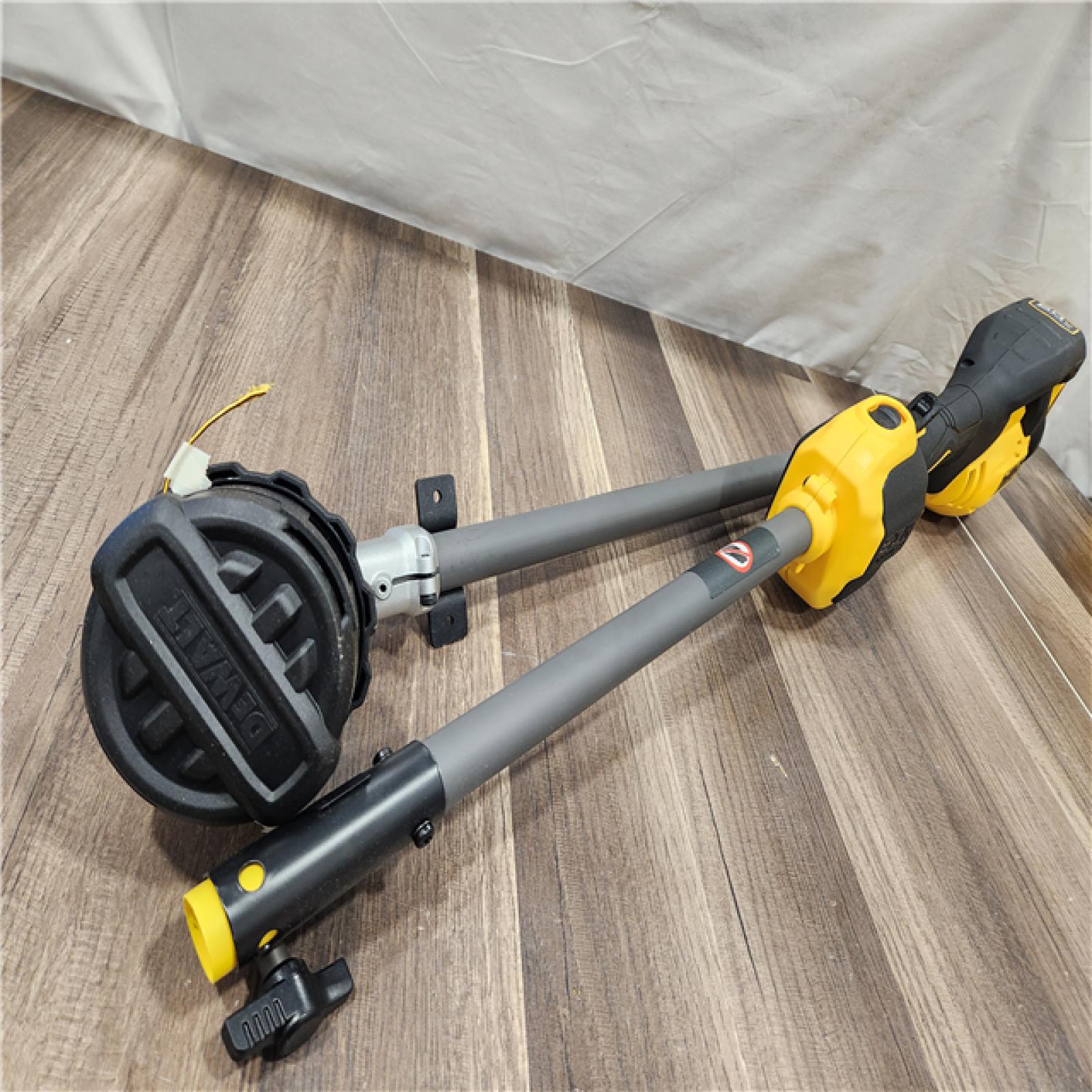 AS-IS- DEWALT FLEXVOLT 60V MAX 17 in. Cordless Battery Powered Attachment Capable Trimmer (TOOL ONLY)