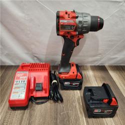 AS-IS- Milwaukee Hammer Drill Driver Kit with Batteries and Charger