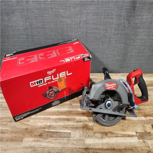 HOUSTON LOCATION - AS-IS Milwaukee  FUEL 18V Lithium-Ion Cordless 7-1/4 in. Rear Handle Circular Saw (Tool-Only)