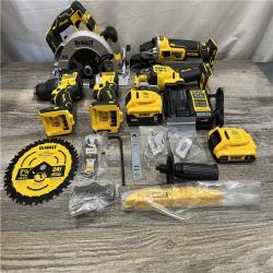 AS-IS DEWALT 20V MAX Lithium-Ion Cordless 5-Tool Combo Kit