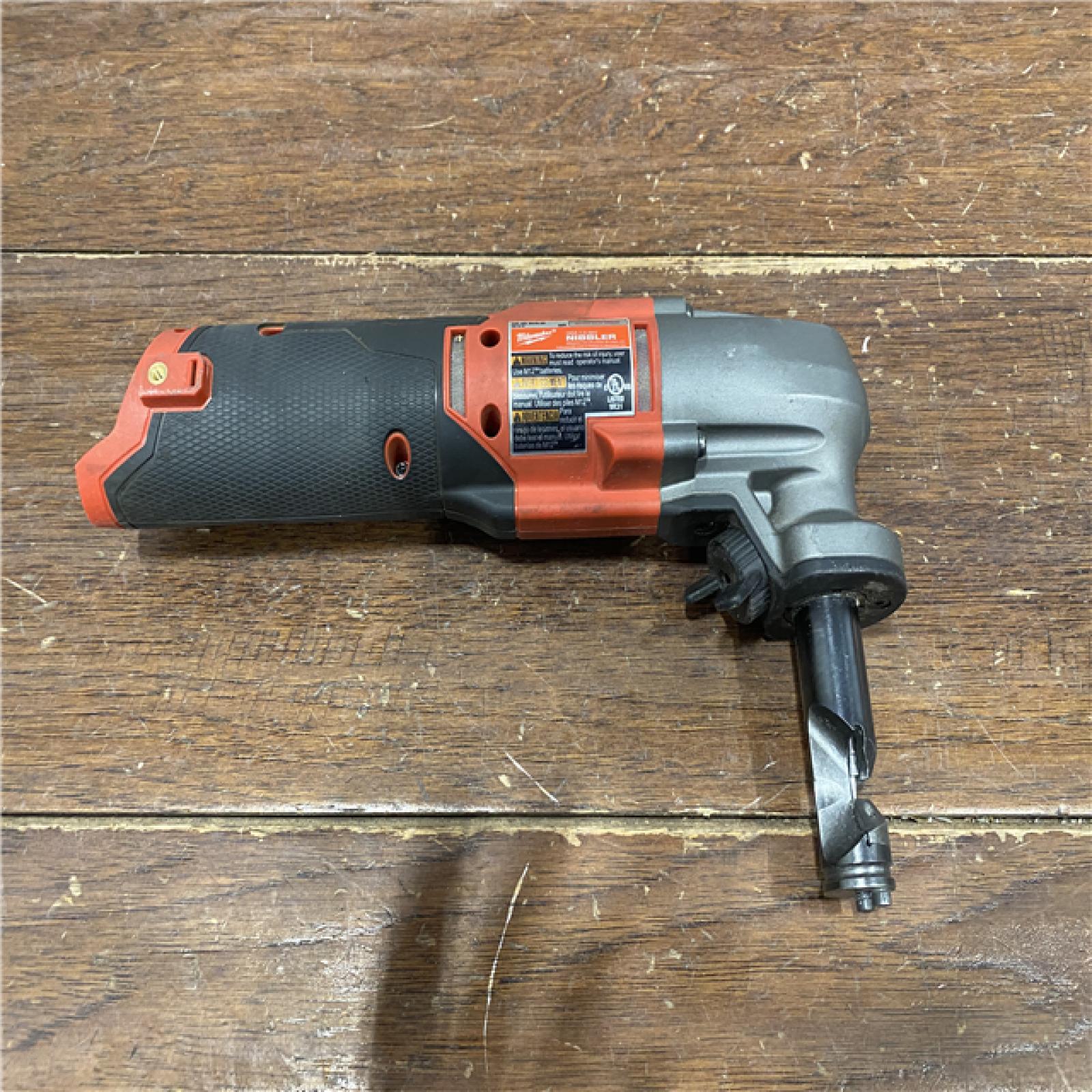 AS-IS Milwaukee M12 FUEL Brushless Cordless 16 Gauge Variable Speed Nibbler (Tool Only)