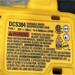 AS-IS DEWALT 20-Volt XR Cordless Reciprocating Saw (Tool Only)